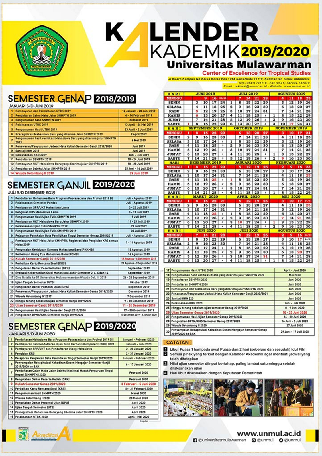 Kalender Akademik – Teknik Lingkungan | Fakultas Teknik